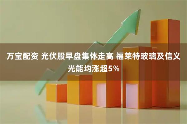 万宝配资 光伏股早盘集体走高 福莱特玻璃及信义光能均涨超5%