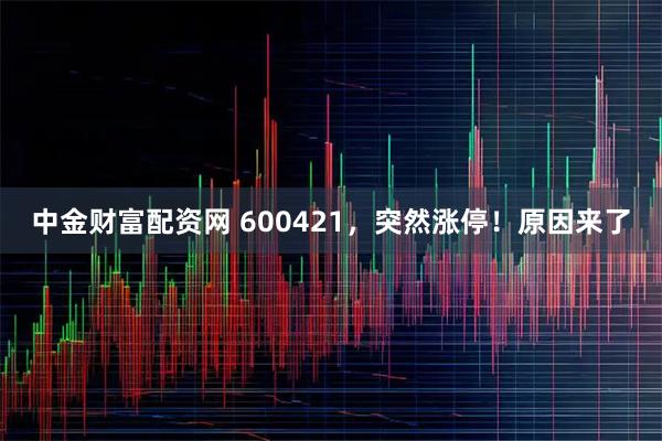 中金财富配资网 600421，突然涨停！原因来了